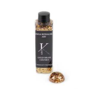 Brokat Gold Brass Chunky